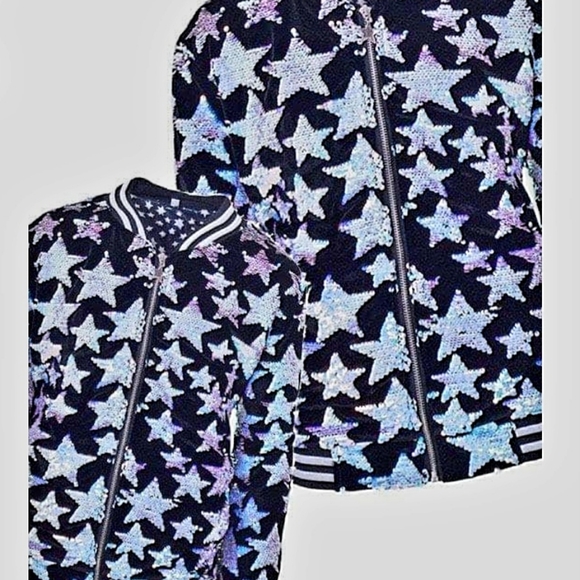 Starry Night Bomber Jacket - Picture 3 of 15